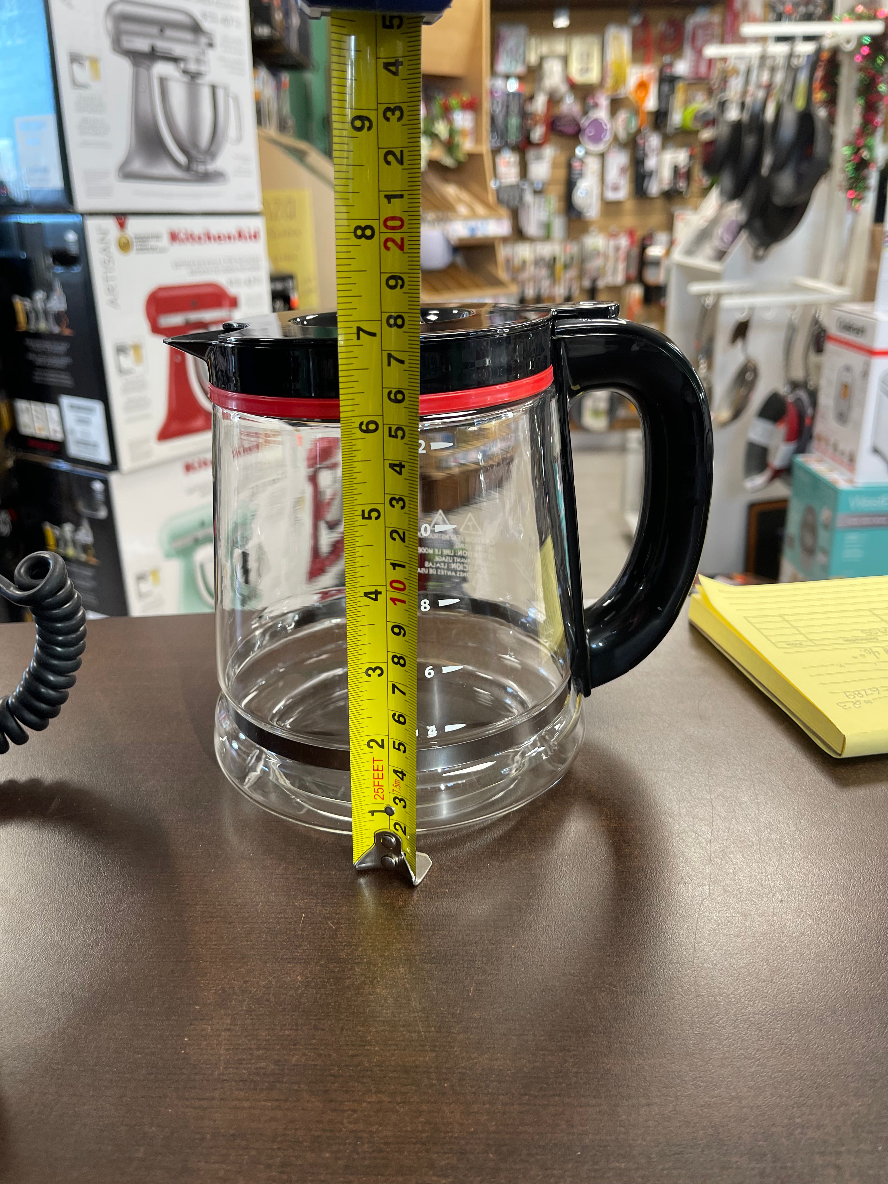 Hamilton Beach Carafe 990123700 12 Cup Glass Pot Hometech BOSCH Kitchen Store