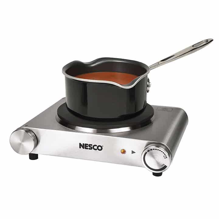 NESCO® Single Hotplate Burner W/Die Cast Burner SB-01