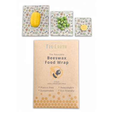Tru Earth Bees Wax Food Wraps  - Large 2 pack - Black Friday Sale