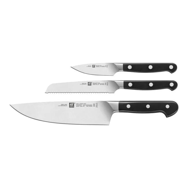 Zwilling Pro 3 Piece Set  Best Price & Great Set Made in Germany