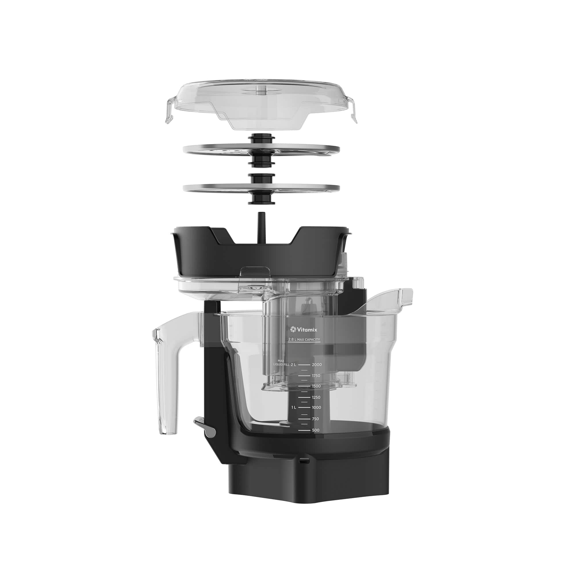 Vitamix ® A3500 Series Brushed Stainless Steel Blender with Food Processor Attachment