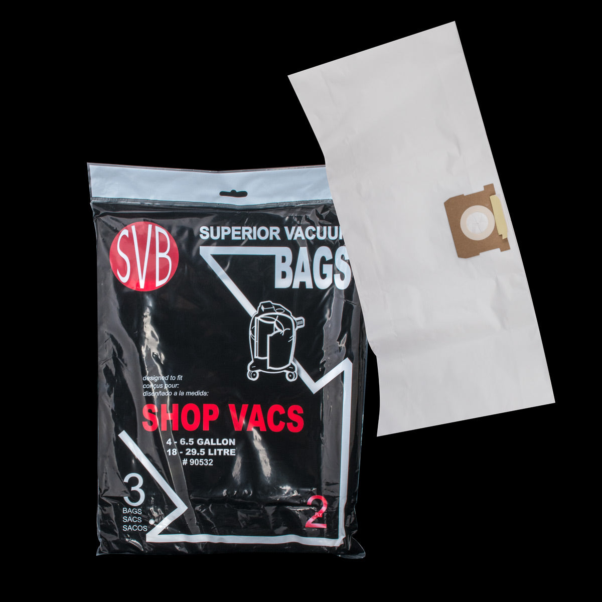 Shop Vac Bags 4-6.5 Gallon 18- 29.5 Litre