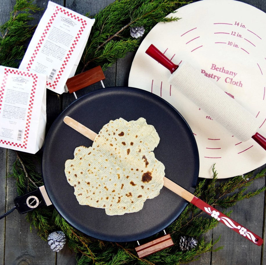 Bethany Housewares Lefse Starter Kit with Non-Stick Grill 770