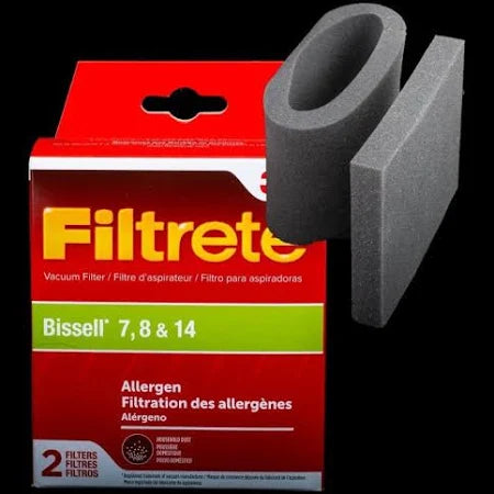 Bissell Vacuum Filter 7 & 8 Set of Filters
