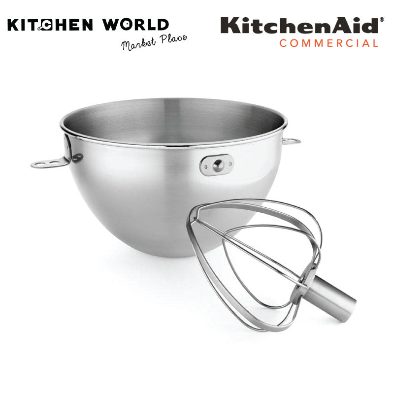 KitchenAid 3-Qt. Polished Stainless Steel Bowl & Combi Whip (Whisk)