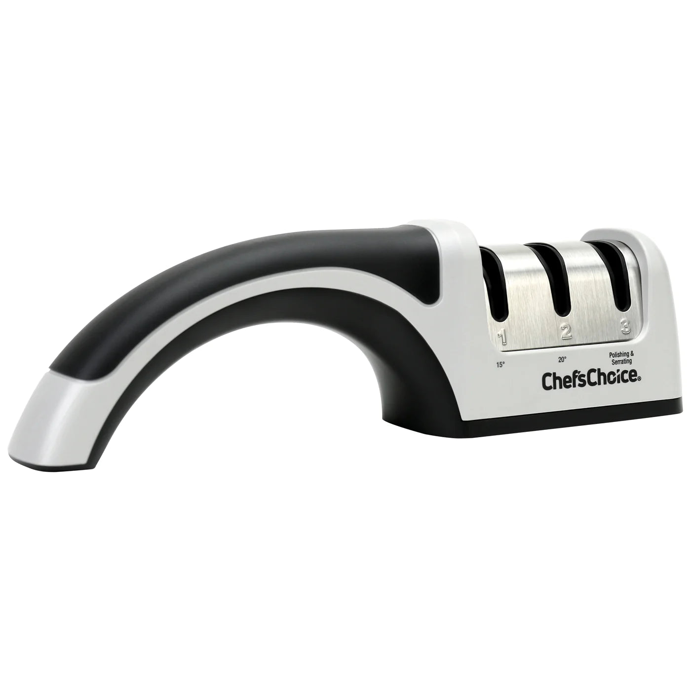 Chef'sChoice AngleSelect Professional Manual Knife Sharpener, in Silver/Black