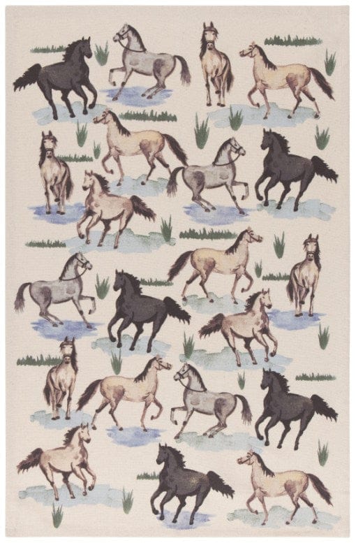 Now Designs All the pretty horses Dish towel 2177302