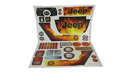 Power Wheels Decals Toy Riding Electic Riding Toys Label Sheet Differe ...