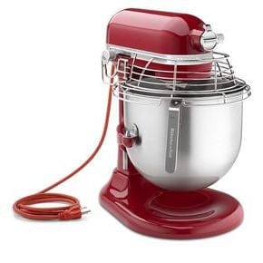 Kitchenaid 8 Qt Bowl Commercial Stand Mixer KSMC895 Red in stock