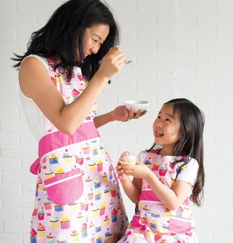 Now Designs | Sally Apron - Cup Cakes  |  Kids - Available in Adult Size to Match