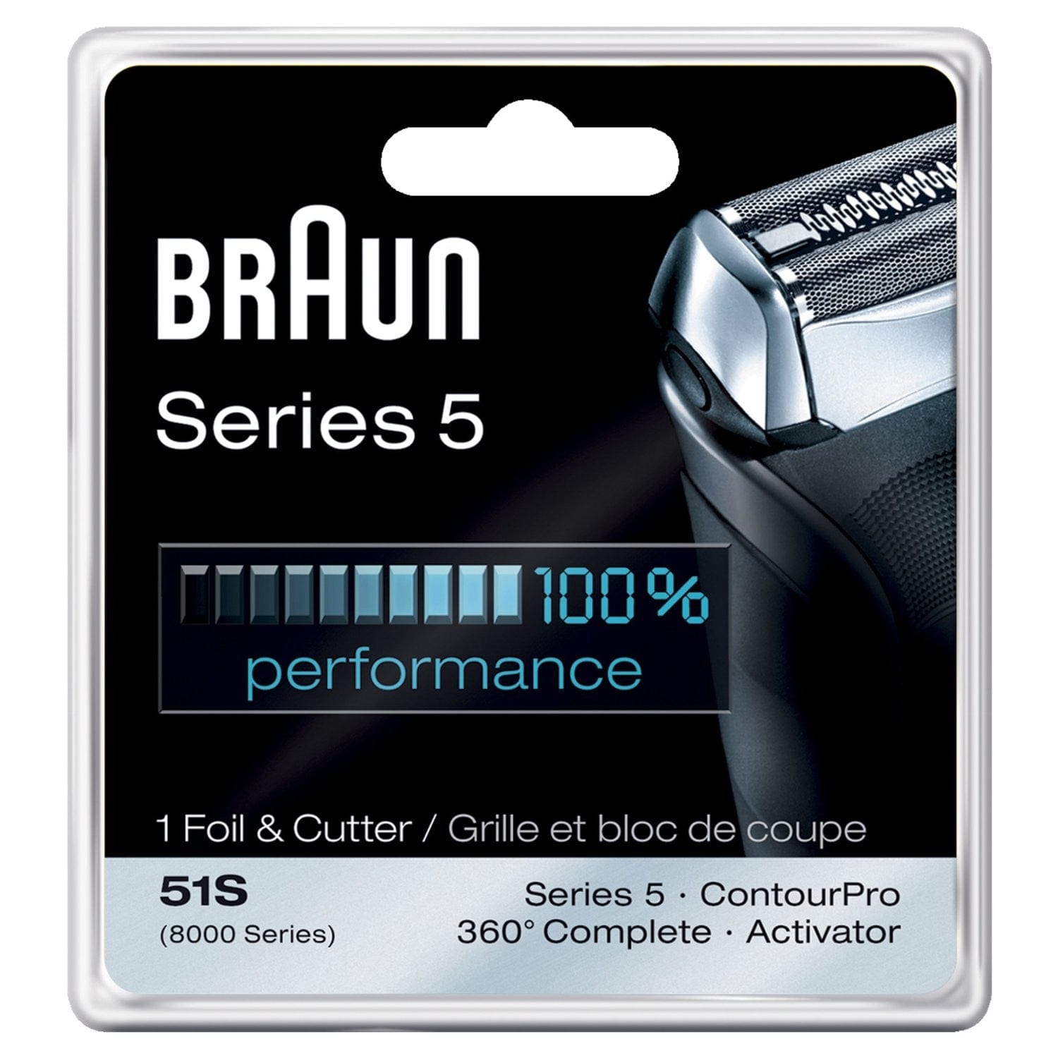 Braun Series 5 Foil & Cutter 51S ContourPro, 360 Complete, Activator Canada