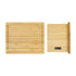 Nutrimill Small Bamboo Cutting Board with Nested Digital Scale