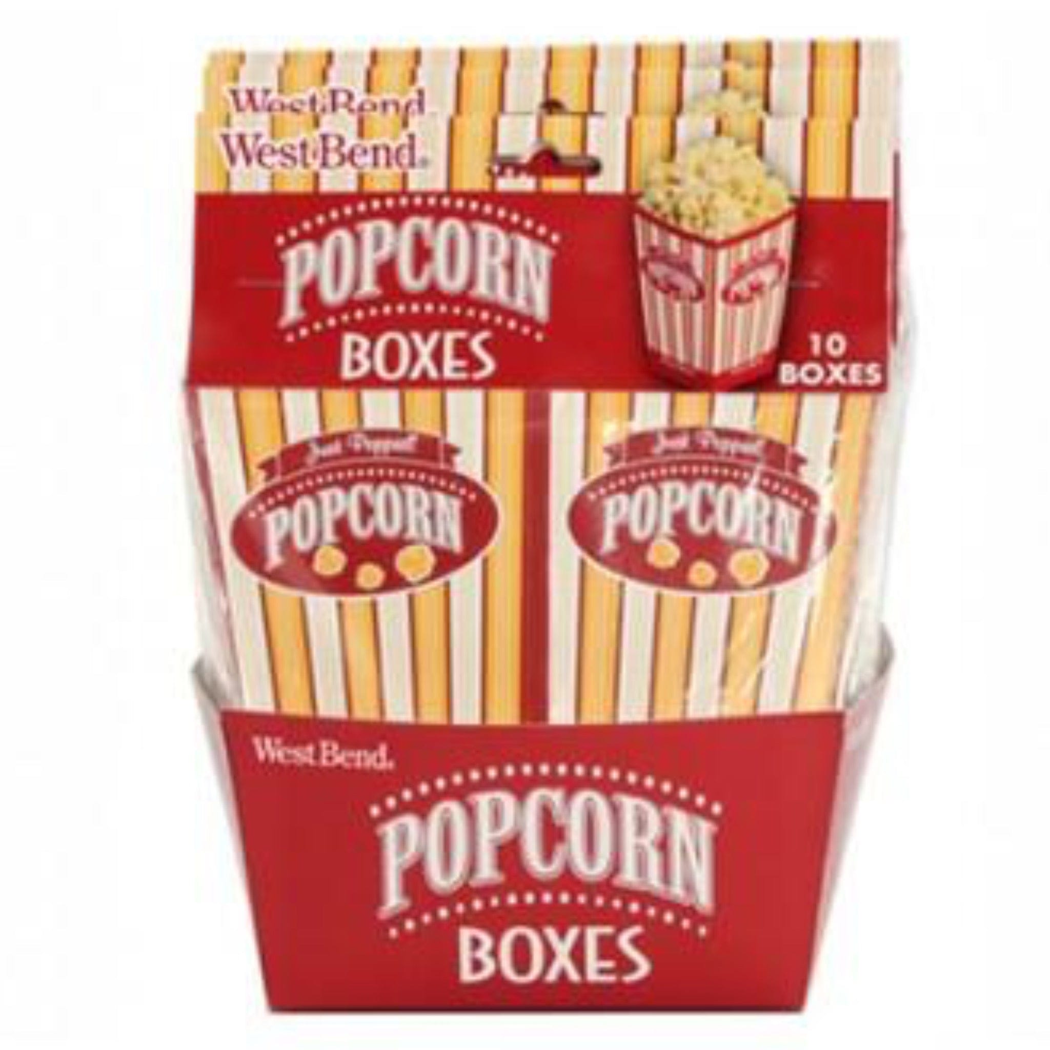 West Bend Popcorn Pop-up Boxes, set of 10